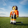 stropdas schieten zijkant op gras