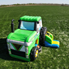 Rechtsvoor multiplay springkussen tractor