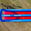 Linksvoor bungeerun blauw