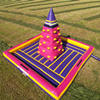Rechtsvoor springkussen klimtoren piramide