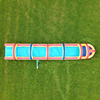 Linksvoor buikschuifbaan 18 meter met bad