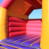 Rechtsvoor springkussen frame bouncer middel