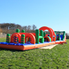 Linksachter super hindernisbaan