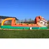 Linksvoor buikschuifbaan tijger 10 meter met bad