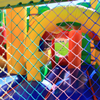 Multiplay springkussen krokodil schuin rechts