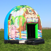 Linksvoor springkussen jungle party middel