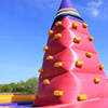 Rechtsvoor springkussen klimtoren piramide