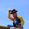 Springkussen Cowboy groot