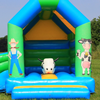 Springkussen Boerderij met glijbaan klein