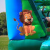 Rechtsvoor springkussen jungle klein zonder dak