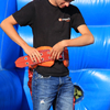 Linksvoor bungeerun blauw
