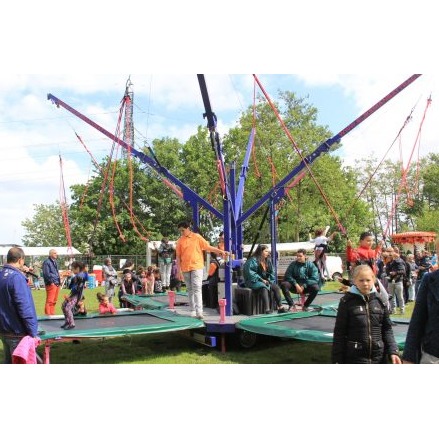 Top attractie 4 Persoons Bungeetrampoline Top attractie 4 Persoons Bungeetrampoline