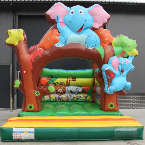 Springkussen Olifant middel voorkant