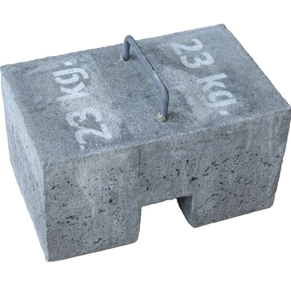 Ballastblokken 23 kilo