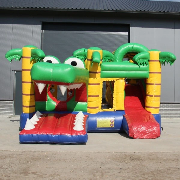 Multiplay Springkussen Krokodil voorkant