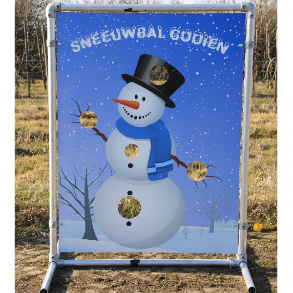Spelbord Sneeuwbal gooien Spelbord Sneeuwbal gooien